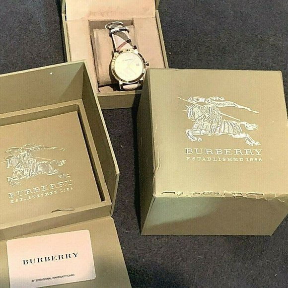 Burberry Women's Watch BU9026 The City Gold Tone - Picture 3 of 9